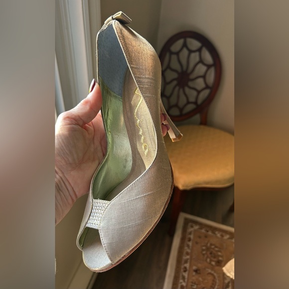 🌟NINA Dressy Sparkly Heels Size 8M - Picture 5 of 9